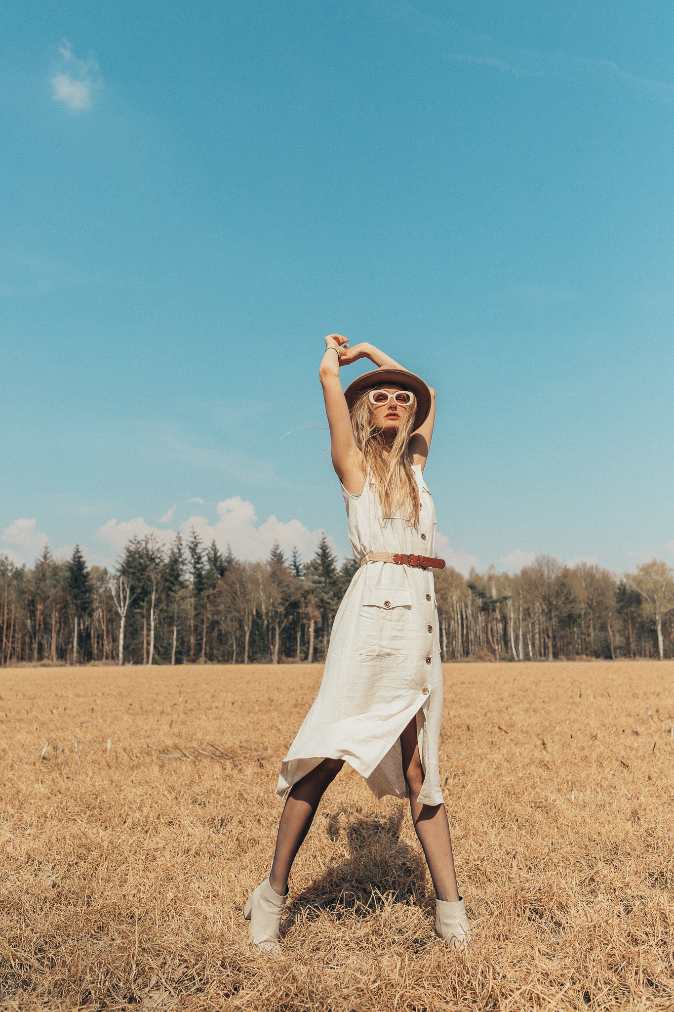 Fashion look with Chiquelle safari dress (20% discount)